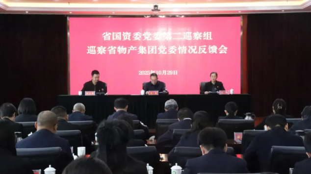 省國(guó)資委黨委第二巡察組向省物產(chǎn)集團(tuán)黨委反饋巡察情況